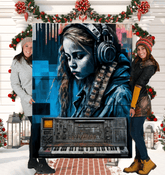 Notes Flow From Her Sherpa Blanket - Beyond T-shirts